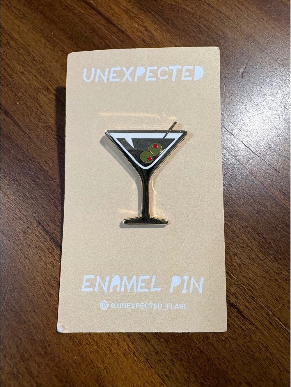 Martini Enamel Pin